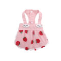 Haustierhemd Erdbeer -Kleid -Outfit -Kleidung Kleidung